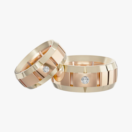 Makan Diamond Matching Wedding Rings